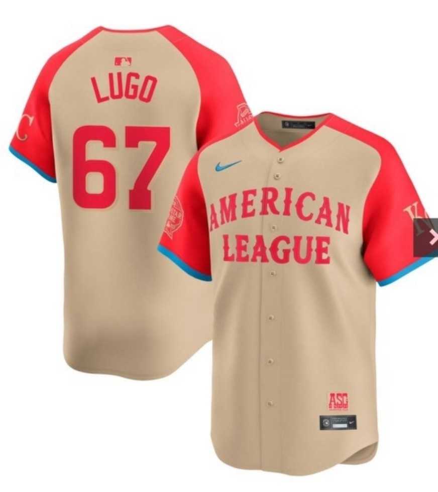Mens New York Mets #67 Seth Lugo Cream 2024 All Star Limited Stitched Jersey Dzhi->2024 mlb all-star->MLB Jersey